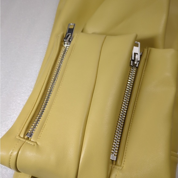 2x 👯♀️Host Pick⚡️Urban Outfitters Celeste Faux Leather Moto Jacket - Picture 12 of 16